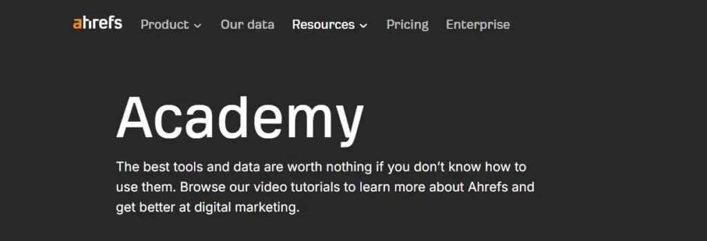 Ahrefs Academy