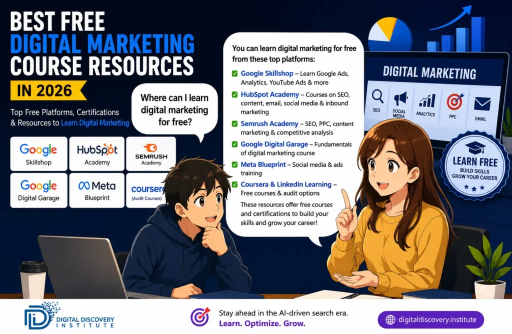 Best Free Resources to Learn Digital Marketing in 2026