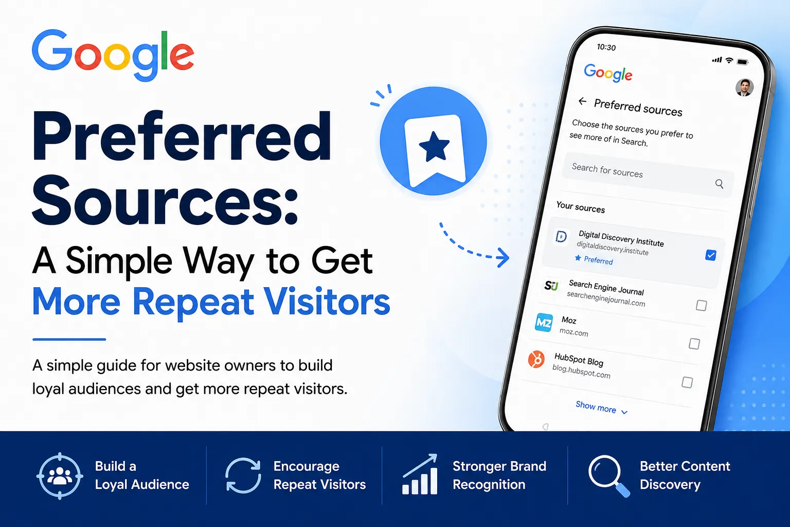 Get More Repeat Visitors with Google Preferred Sources