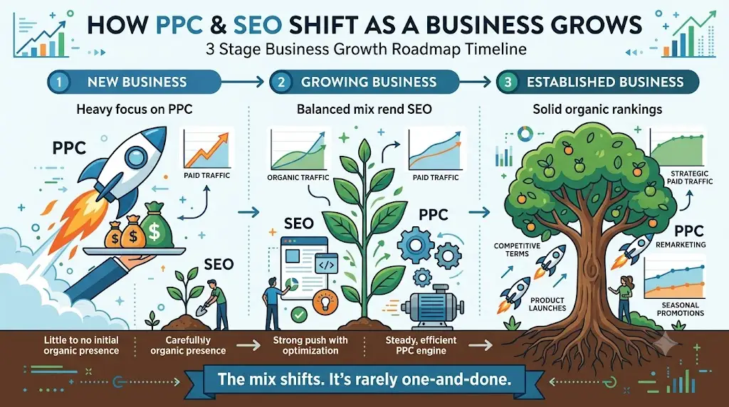 How this shifts as a business grows