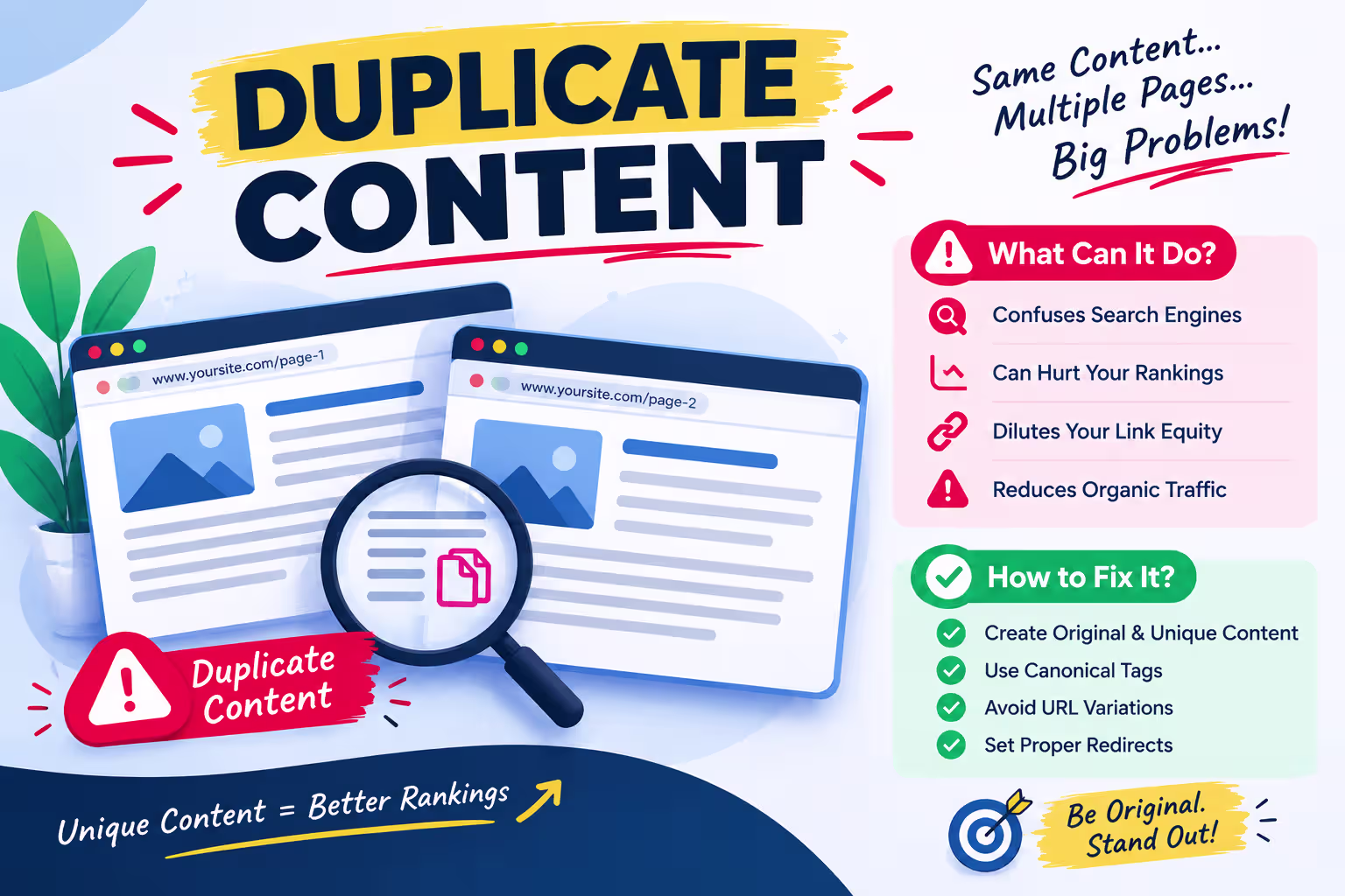 How to Fix Duplicate Content Issues in Website