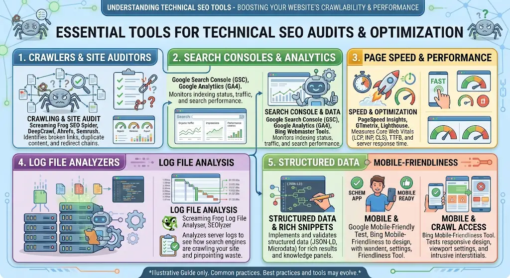 Which Tools are Used for Technical SEO