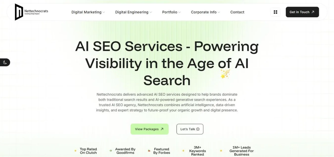 Nettechnocrats AI SEO agency
