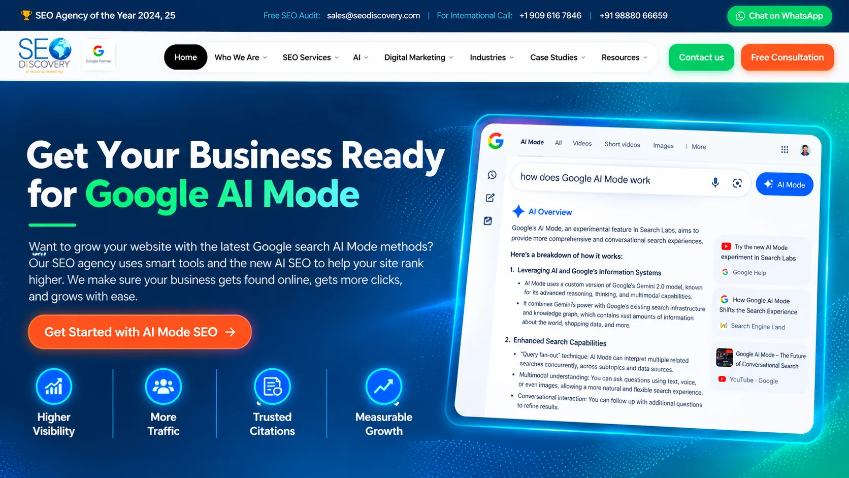 SEO Discovery Google AI Mode SEO services