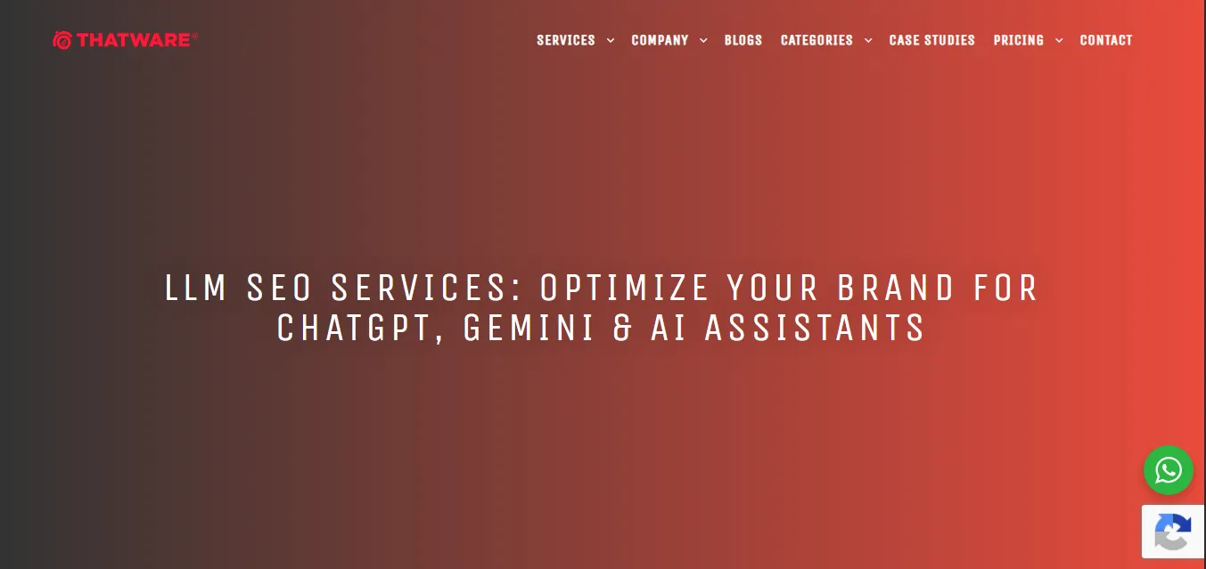 ThatWare LLM SEO services