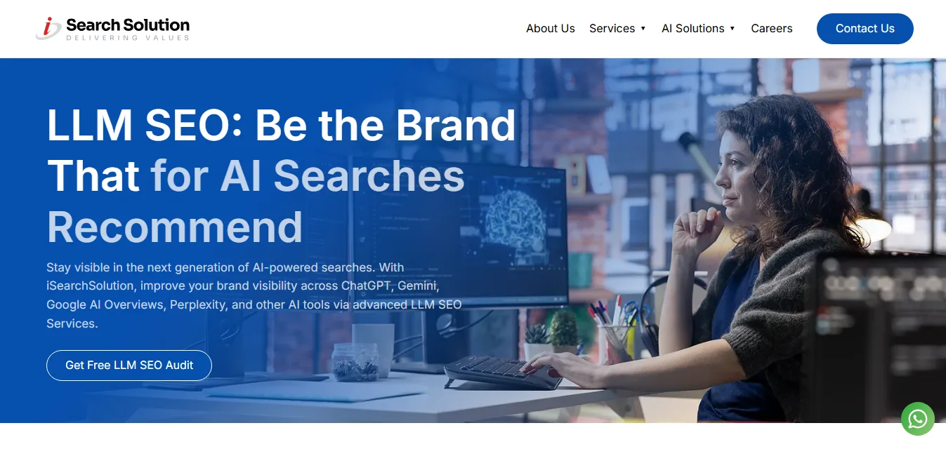 iSearchSolution LLM SEO services